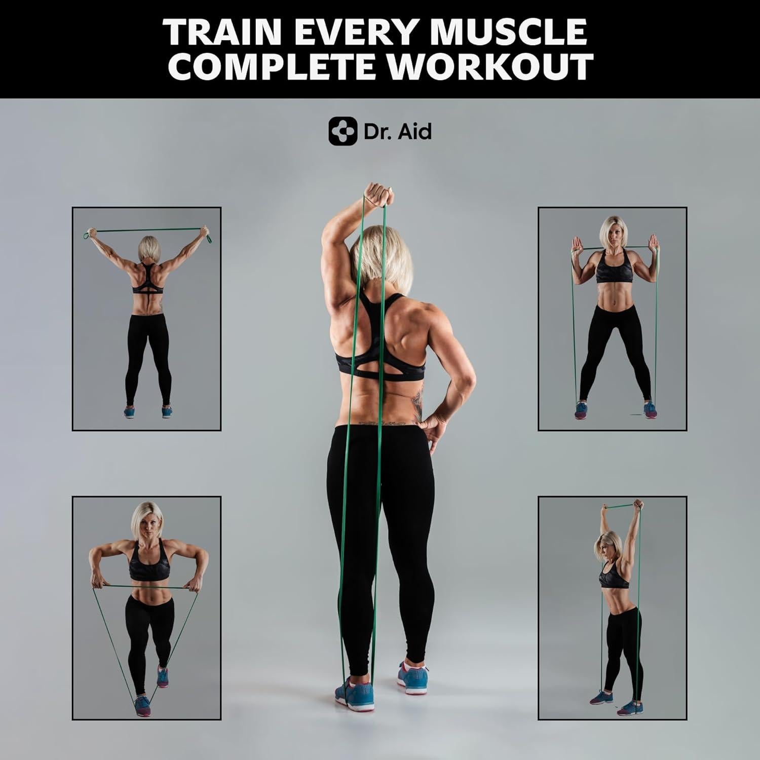 Set de Bandas de Resistencia Dr. Aid - 4 Niveles de Tensión
