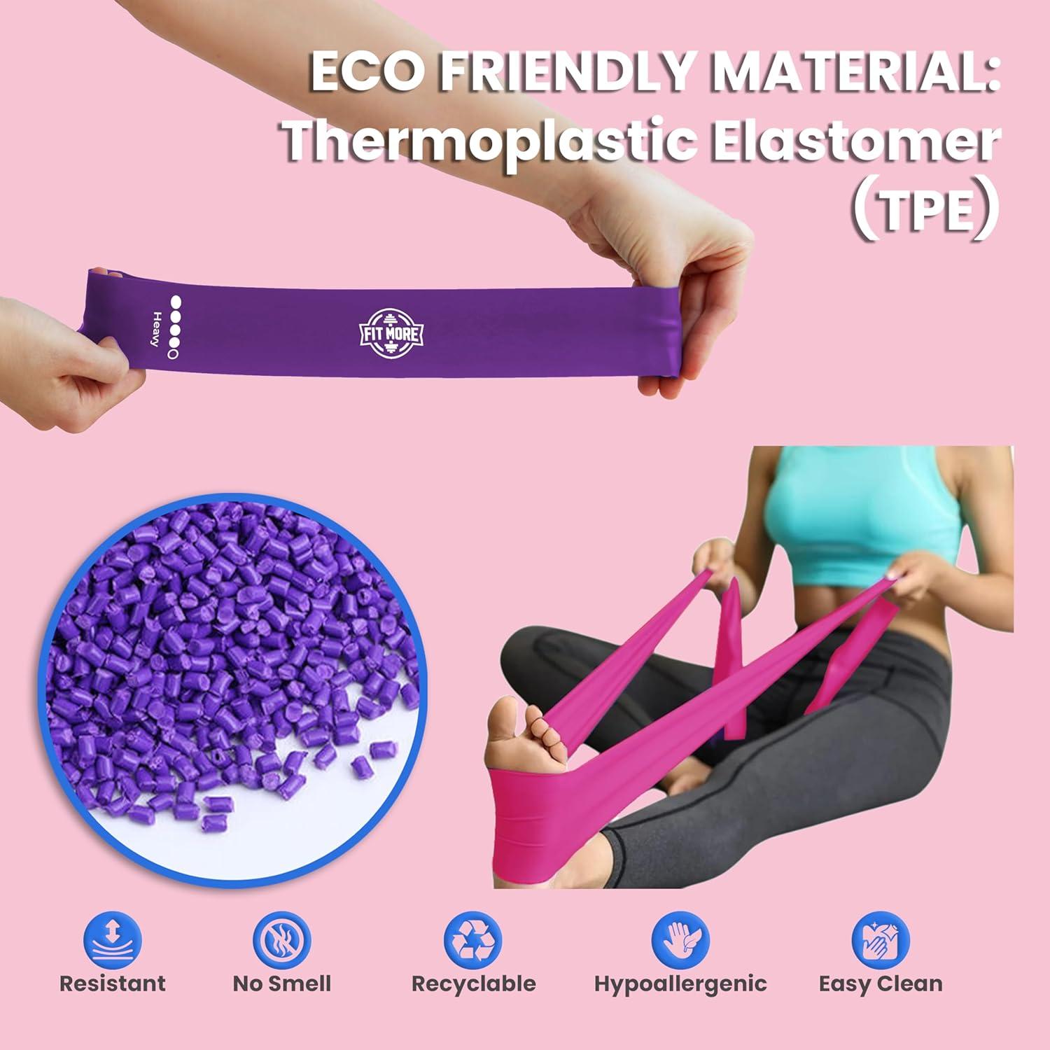 Set de Bandas de Resistencia FIT MORE - 8 Piezas para Ejercicio