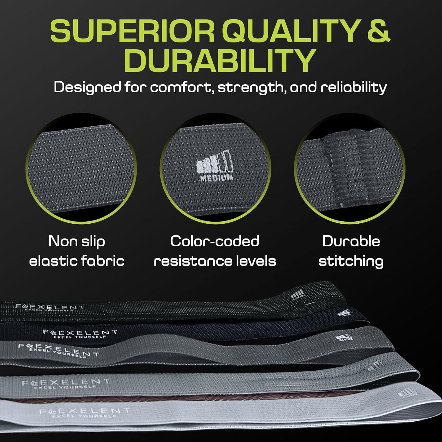 Bandas de Resistencia Flexelent 5 Niveles - Ejercicio y Rehabilitación