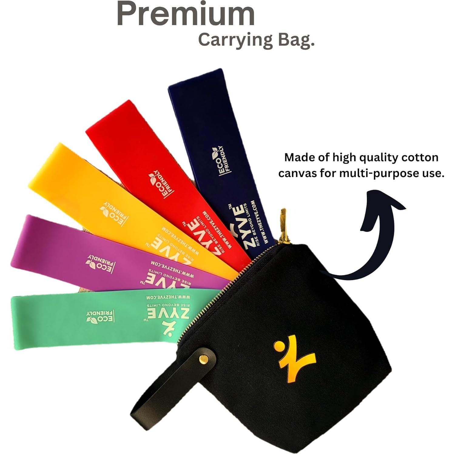 Bandas de Resistencia ZYVE MINIBAND 5 Niveles Caucho Natural