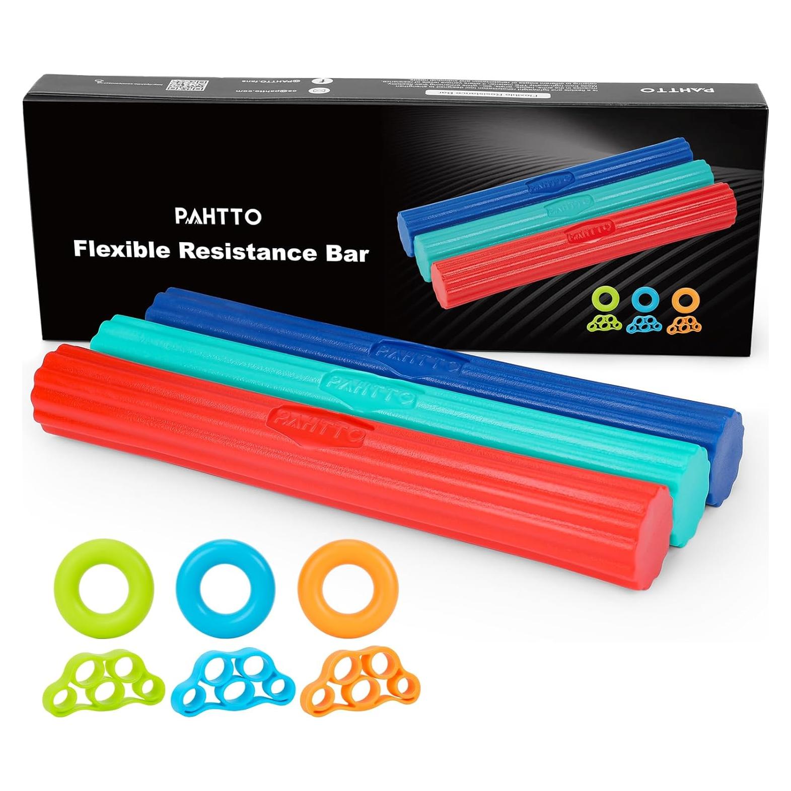 Barra de Resistencia Flexible PAHTTO para Terapia Física 3 Niveles