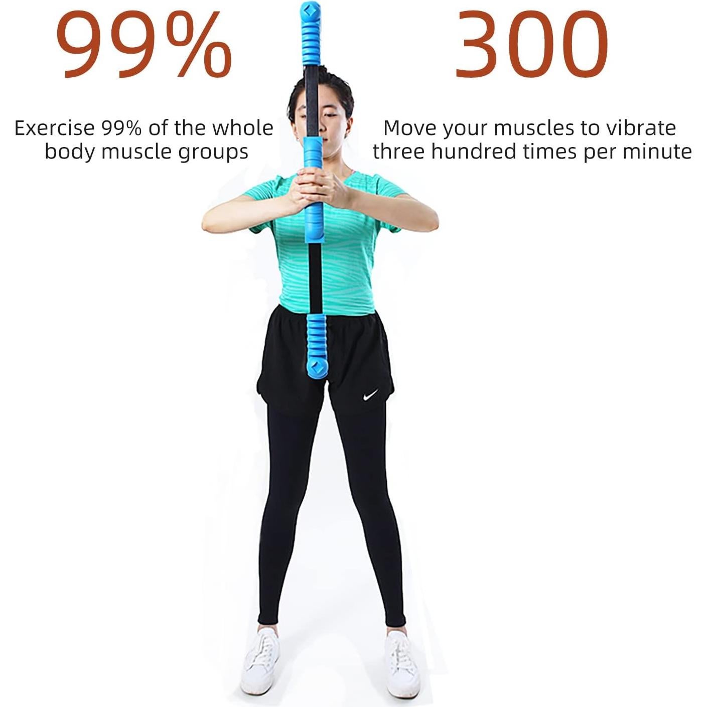 Barra de Ejercicio Elástica ANGLER DREAM 91.9 cm Azul