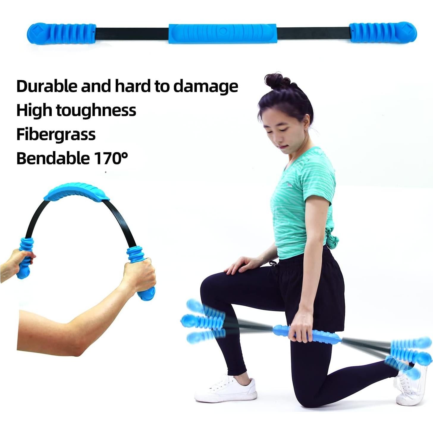 Barra de Ejercicio Elástica ANGLER DREAM 91.9 cm Azul