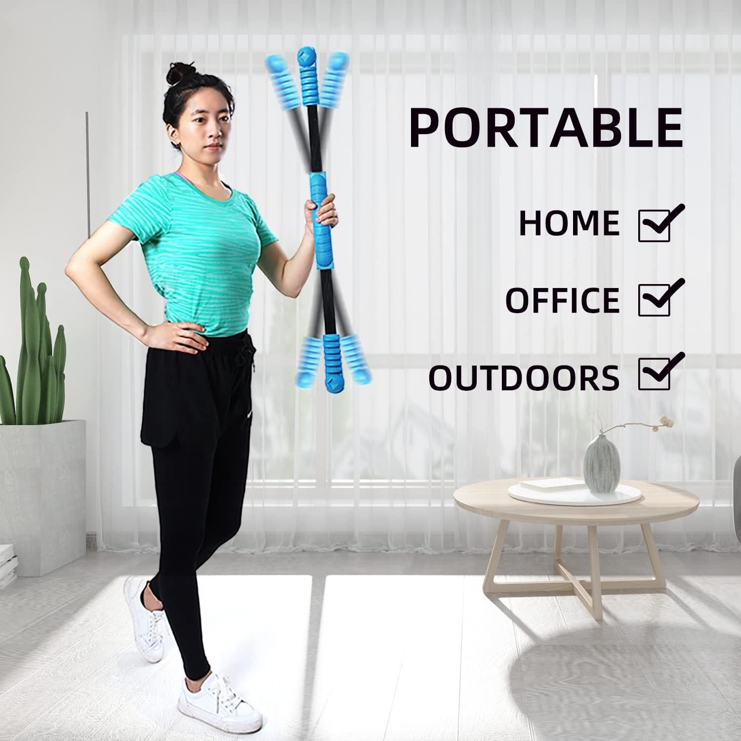 Barra de Ejercicio Elástica ANGLER DREAM 91.9 cm Azul