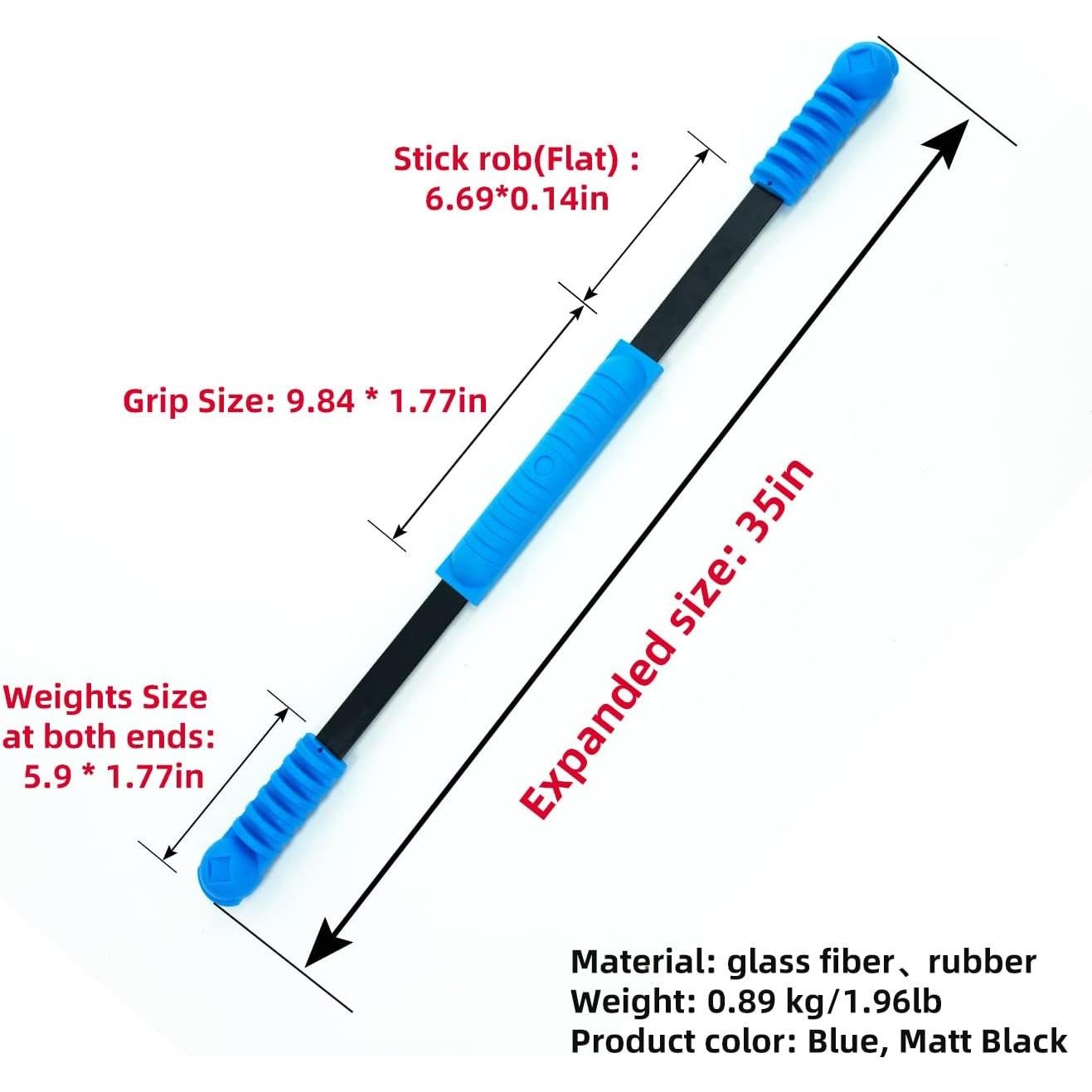 Barra de Ejercicio Elástica ANGLER DREAM 91.9 cm Azul