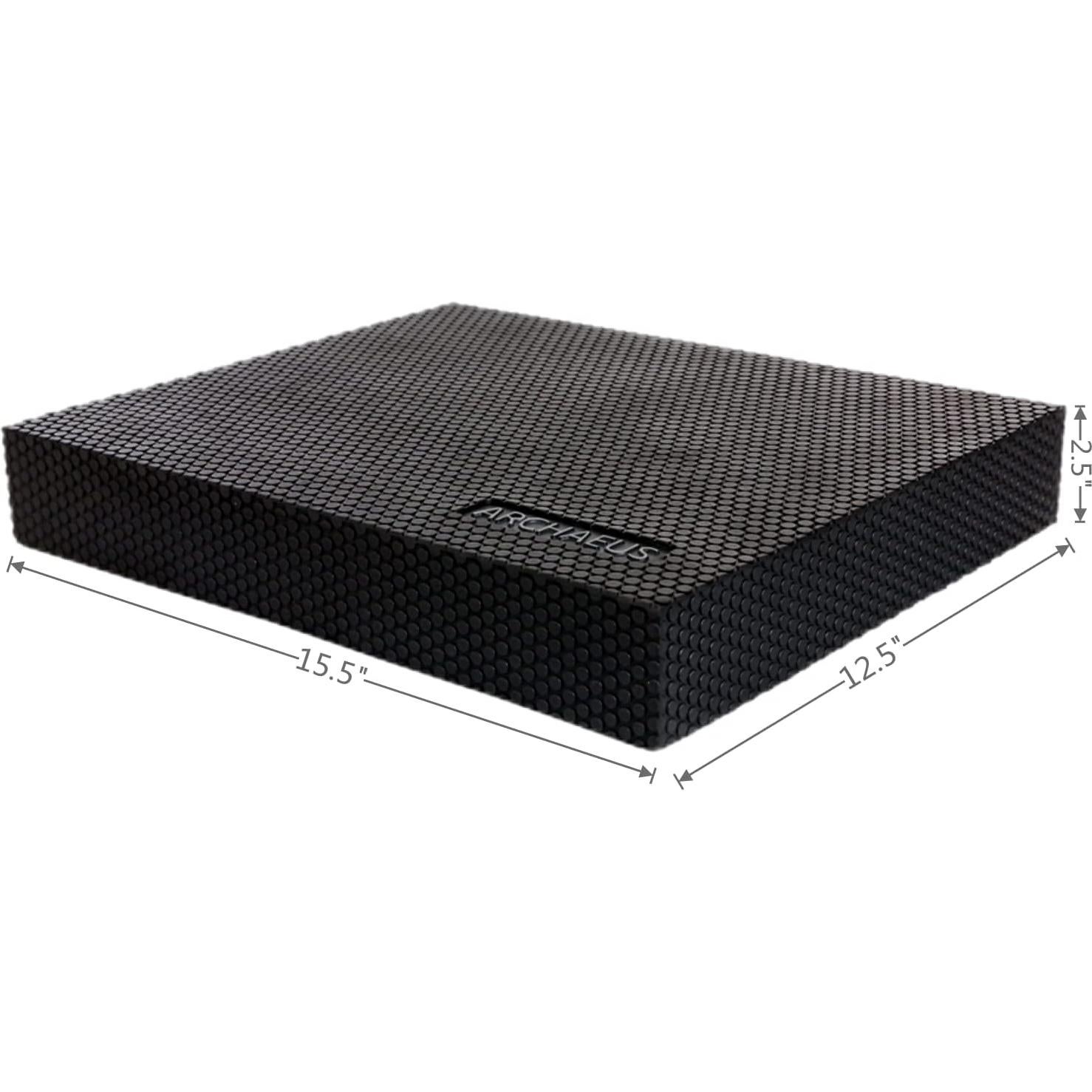 Almohadilla de Equilibrio ARCHAEUS TPE 39.37x31.75cm Negra