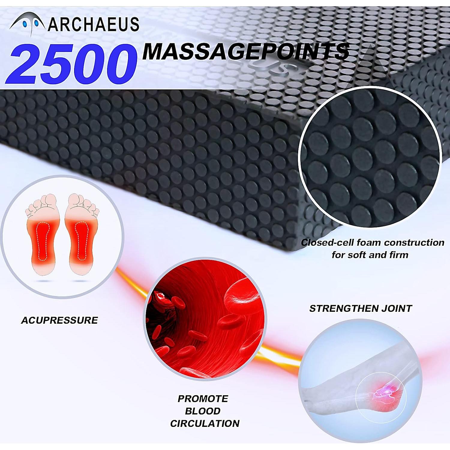 Almohadilla de Equilibrio ARCHAEUS TPE 39.37x31.75cm Negra