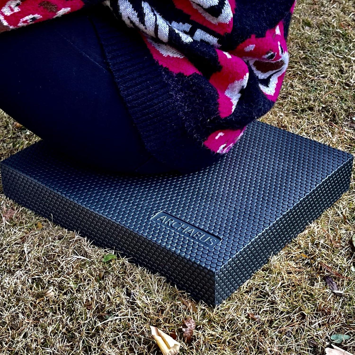 Almohadilla de Equilibrio ARCHAEUS TPE 39.37x31.75cm Negra