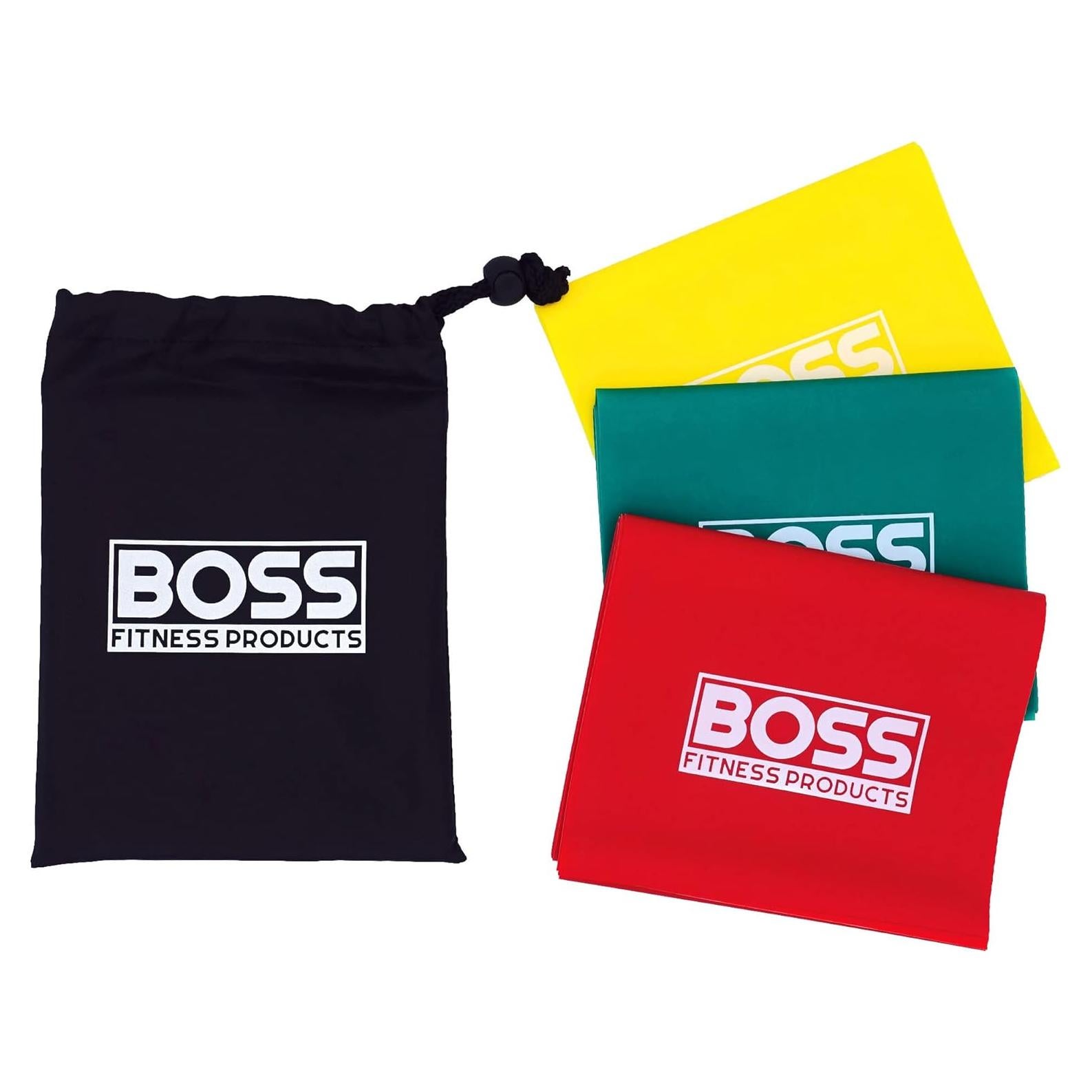 Bandas de Resistencia BOSS FITNESS - Juego de 3 Niveles