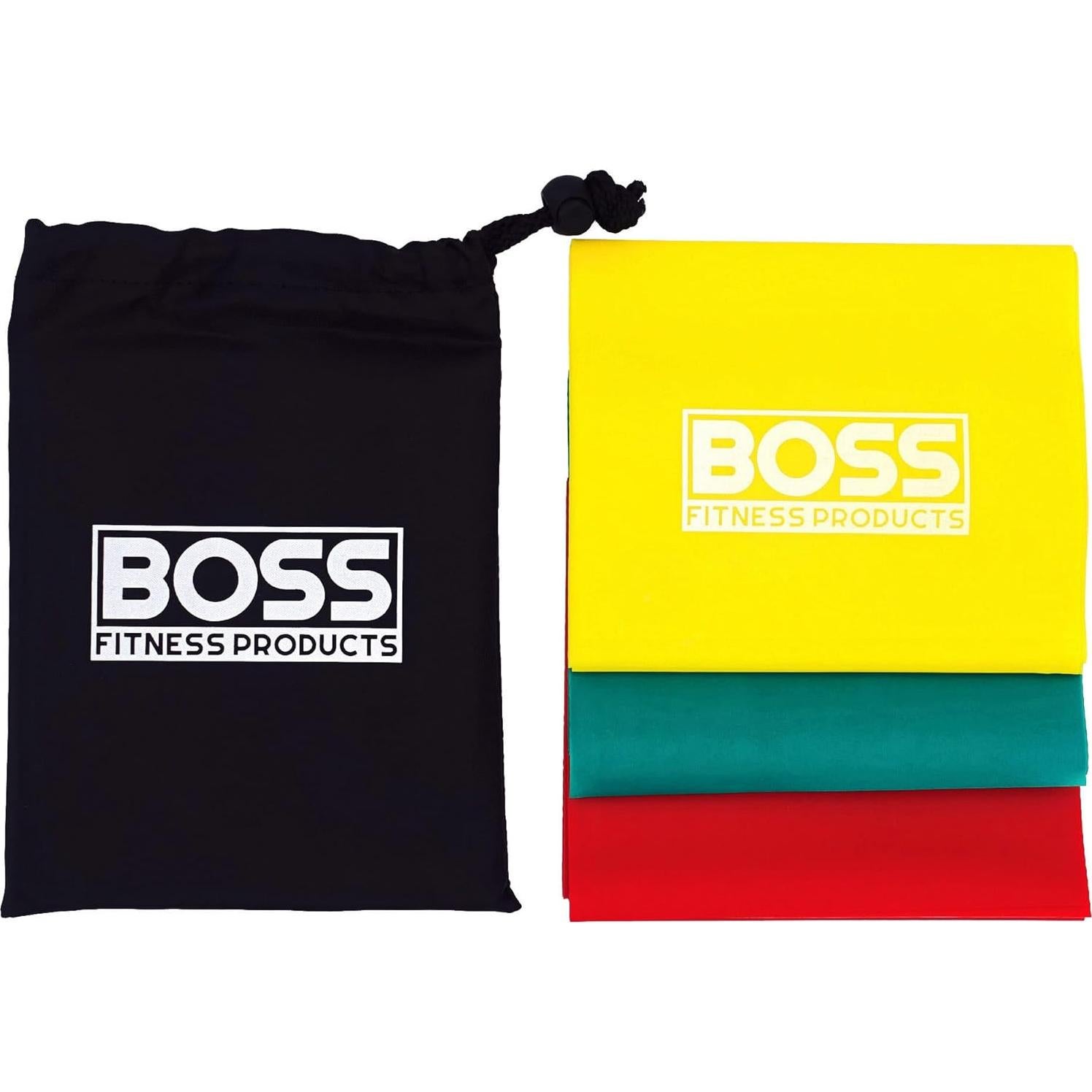 Bandas de Resistencia BOSS FITNESS - Juego de 3 Niveles