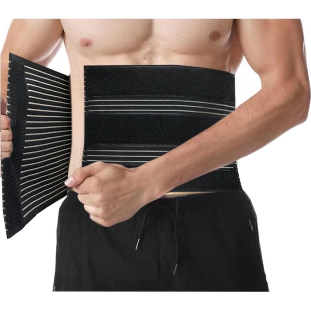 Faja de Compresión ONETOZERO para Alivio Lumbar Negra