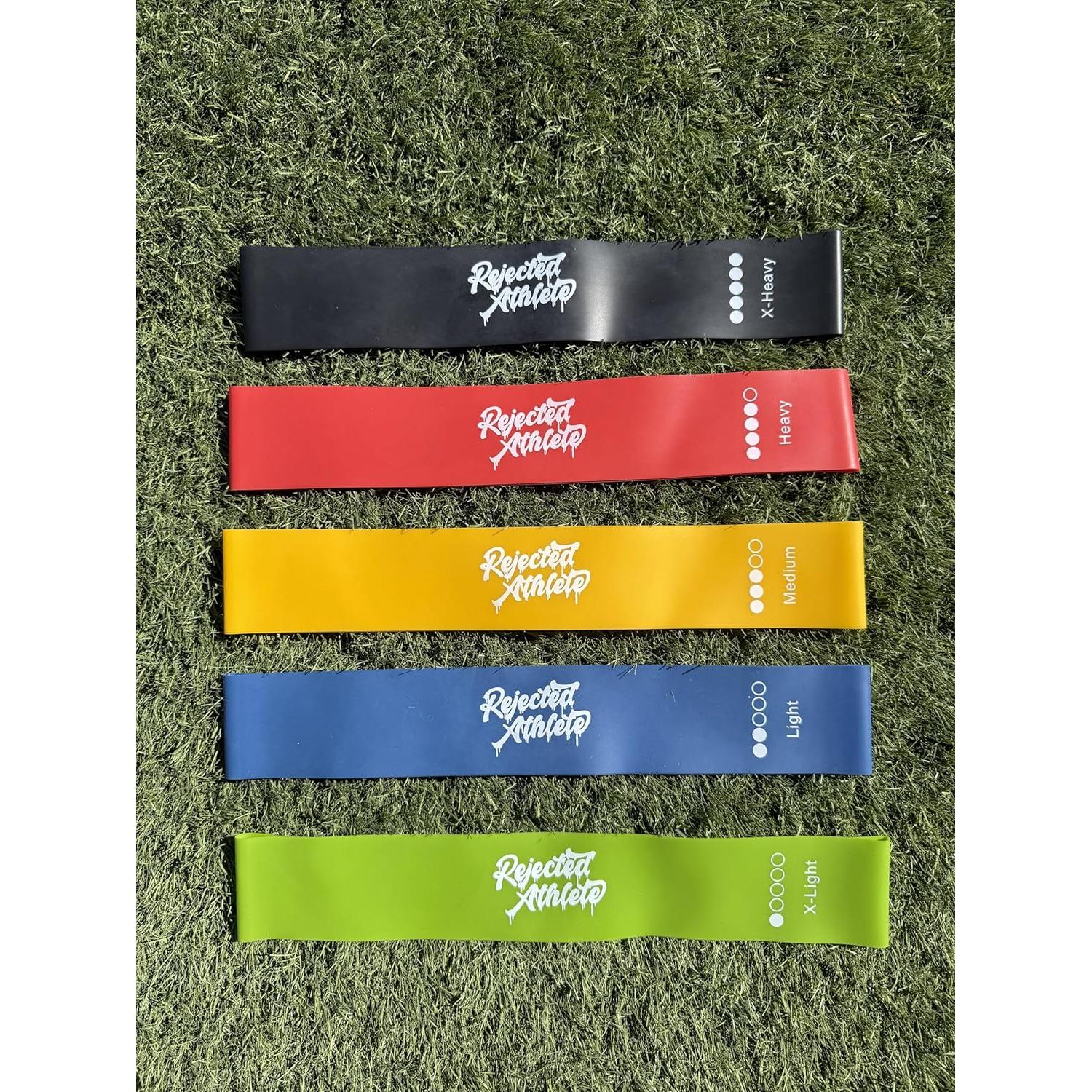 Set de Bandas de Resistencia Rejected Athlete - 5 Niveles Multicolor