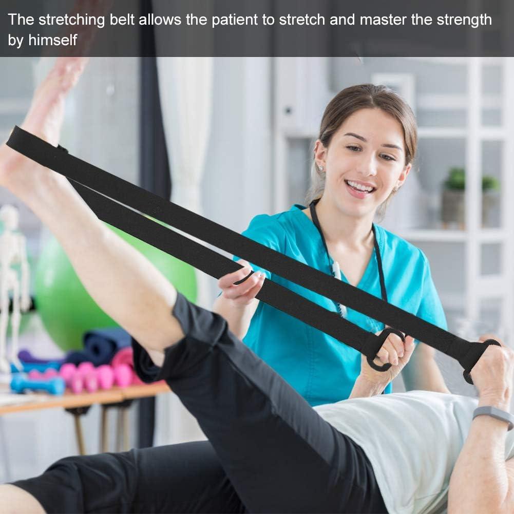 Correa de Estiramiento para Yoga ZJchao 100 cm Negra