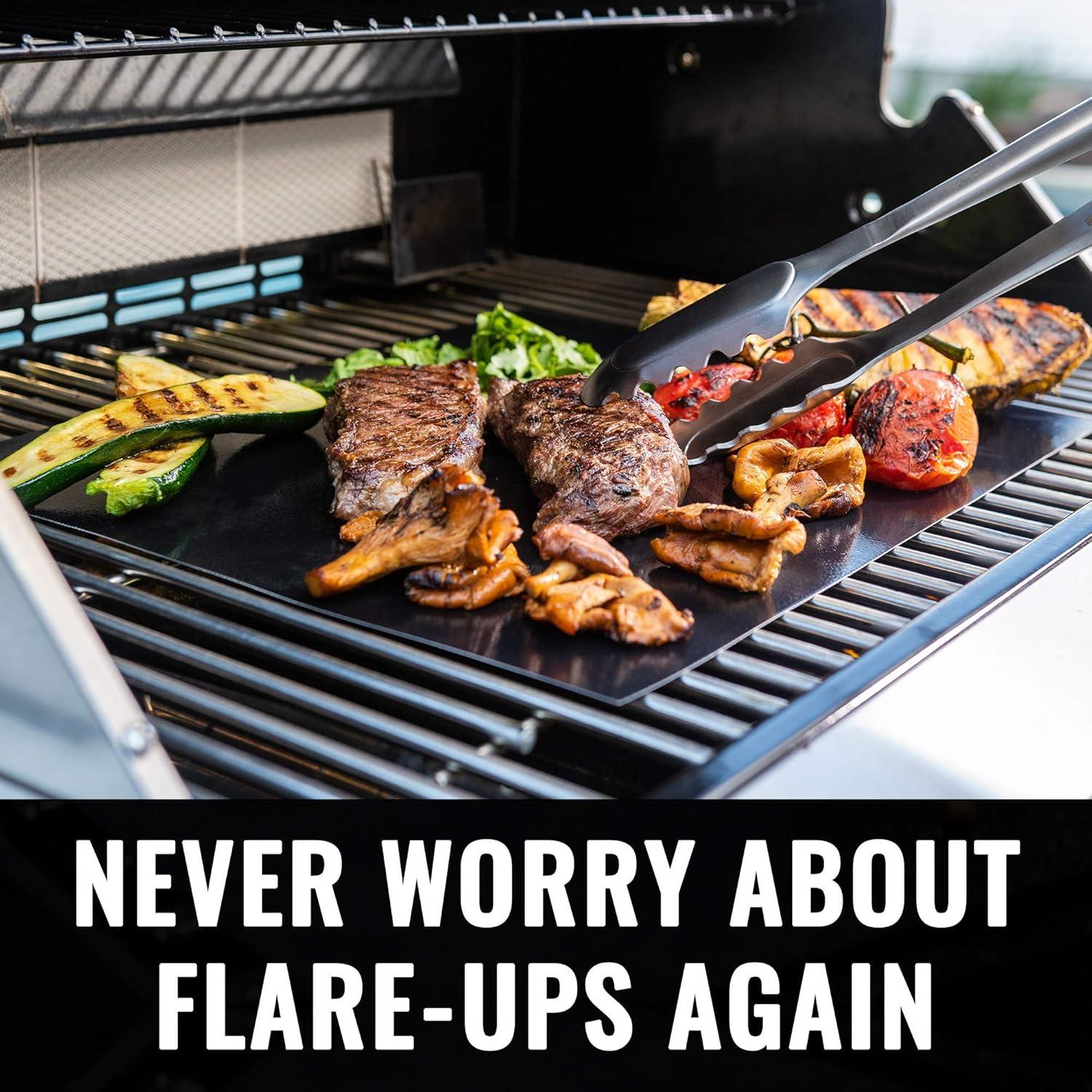 Mats de Parrilla Grillaholics - Juego de 2 - Antiadherente