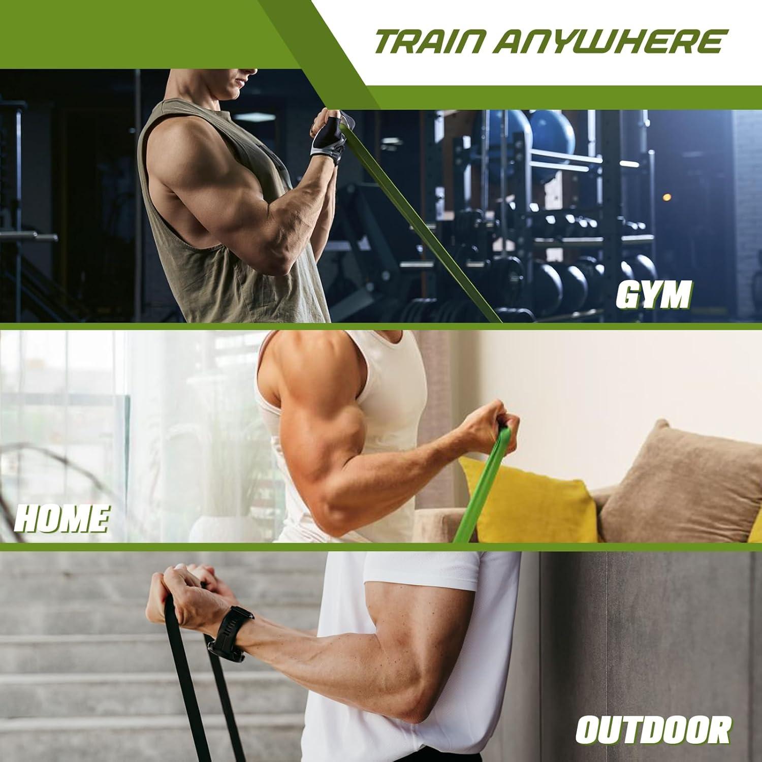 Plataforma de Ejercicio MUCITAGF de Madera con Banda de Resistencia