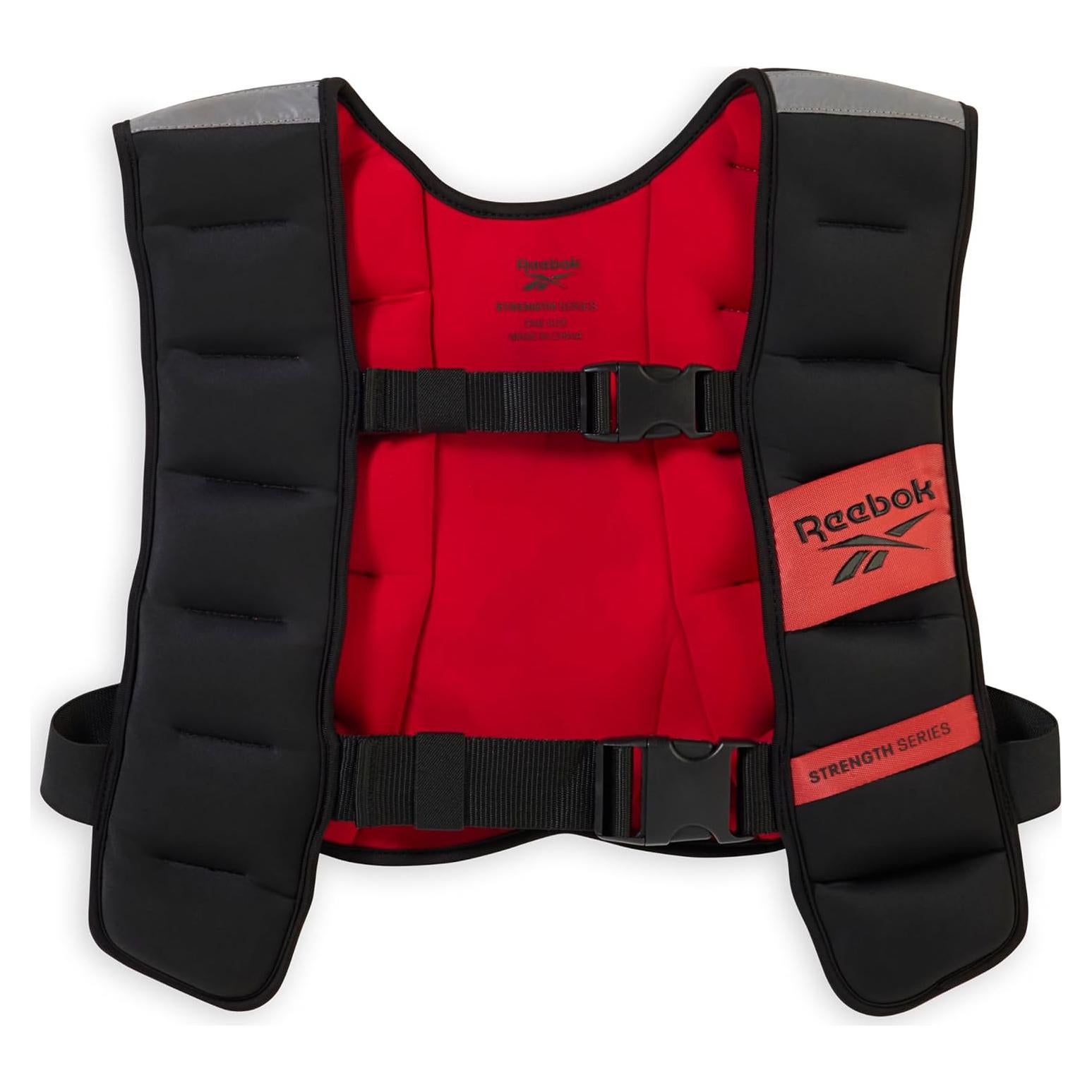 Chaleco con peso Reebok 5.44 kg - Ajuste ajustable y reflectante