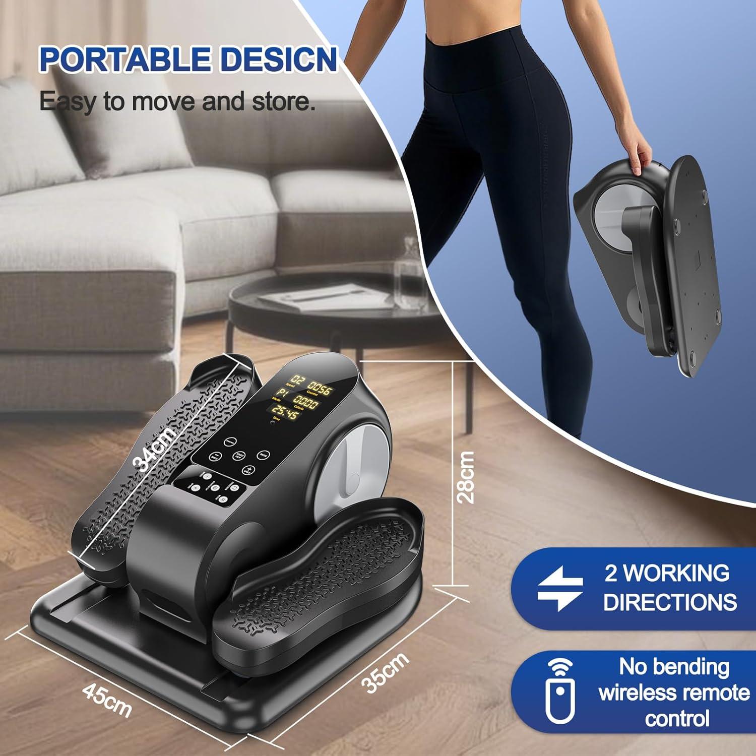 Máquina Elíptica de Escritorio Comtrihion - Ejercitador Silencioso 12 Velocidades