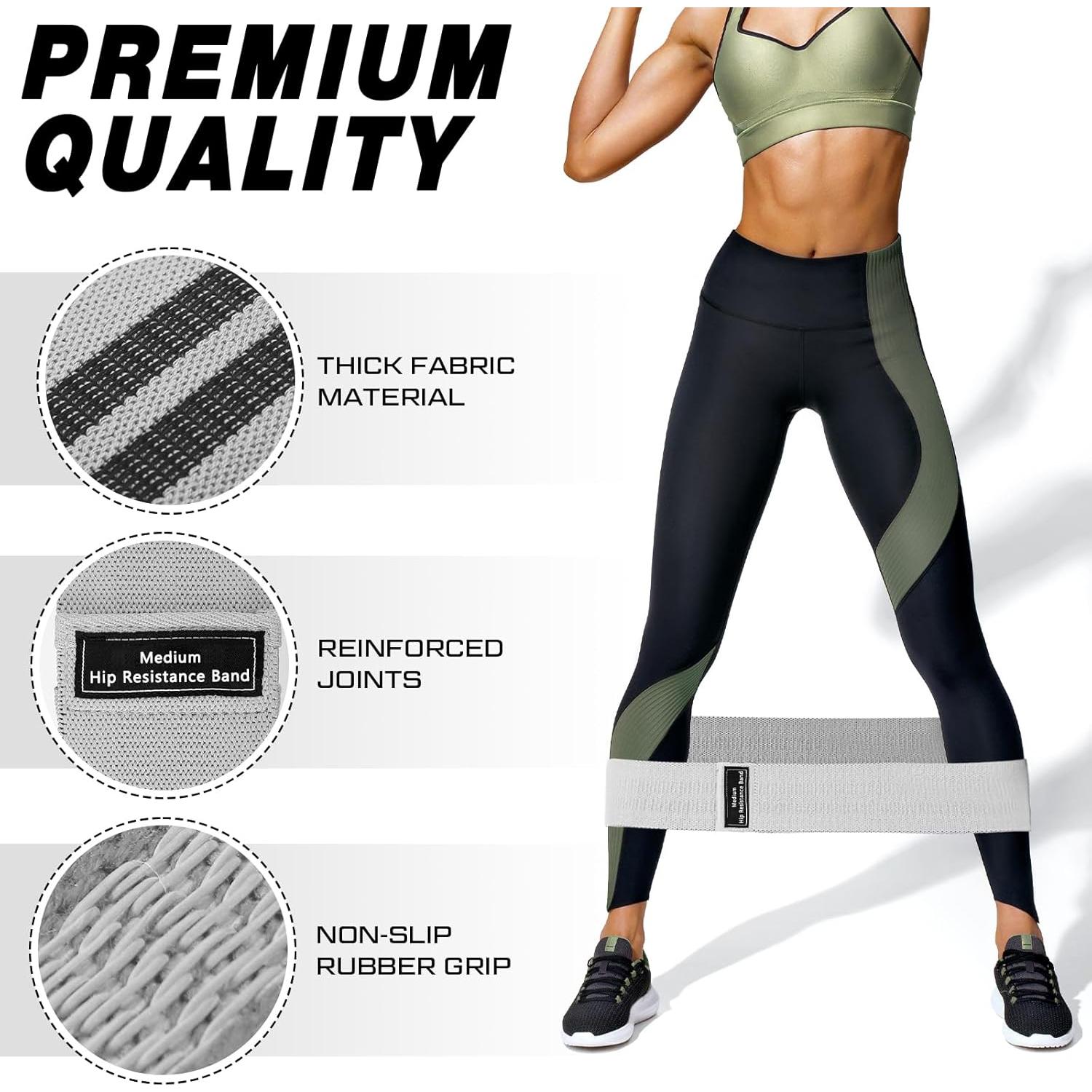 24 Bandas de Resistencia Bunnycool para Ejercicio y Fitness