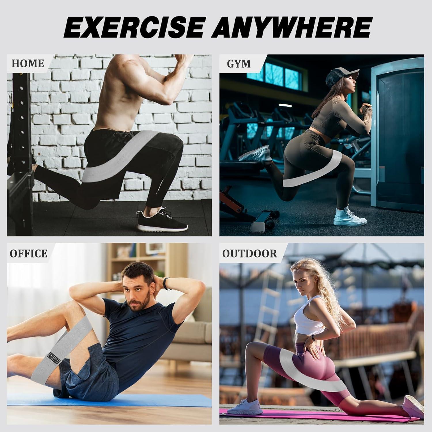 24 Bandas de Resistencia Bunnycool para Ejercicio y Fitness