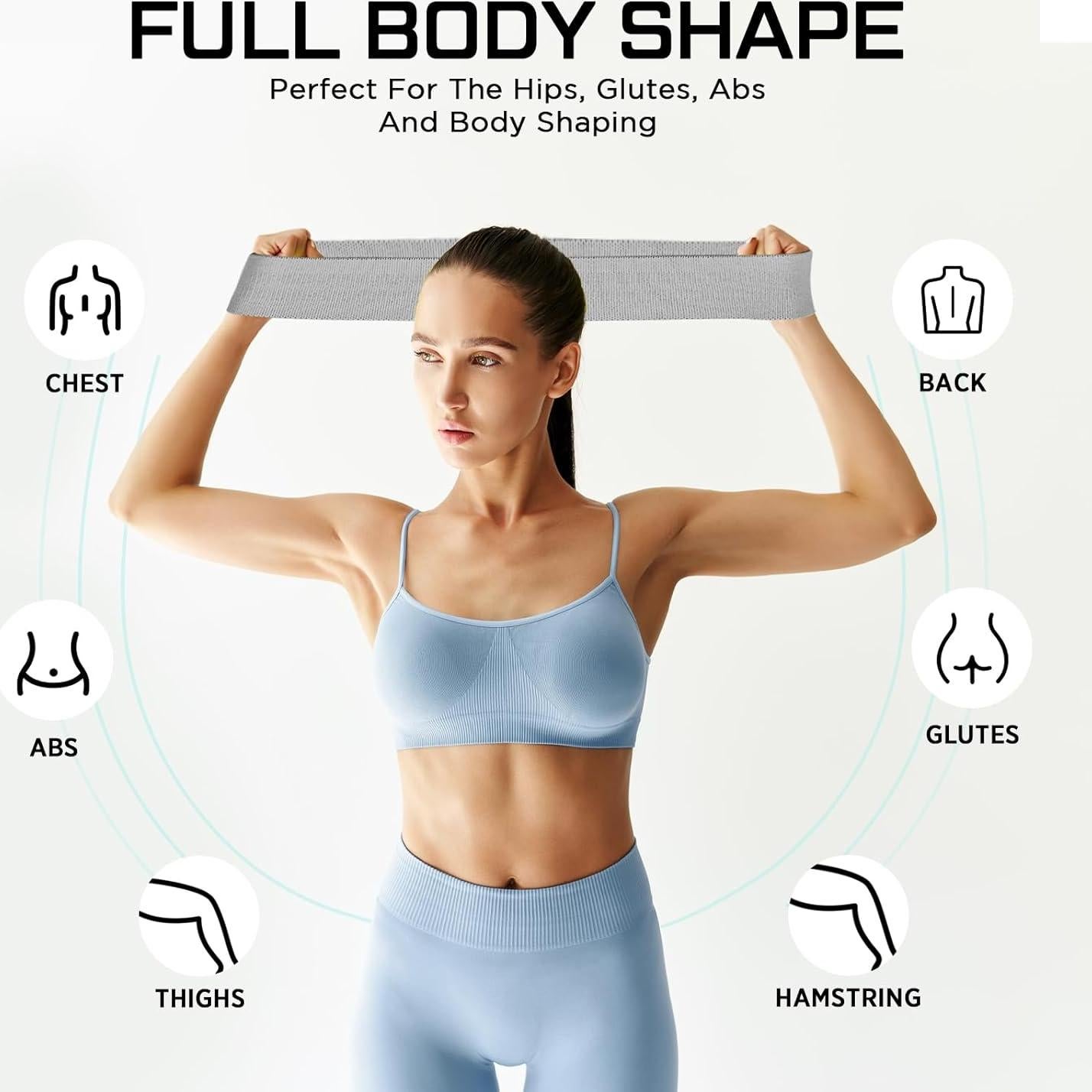 24 Bandas de Resistencia Bunnycool para Ejercicio y Fitness