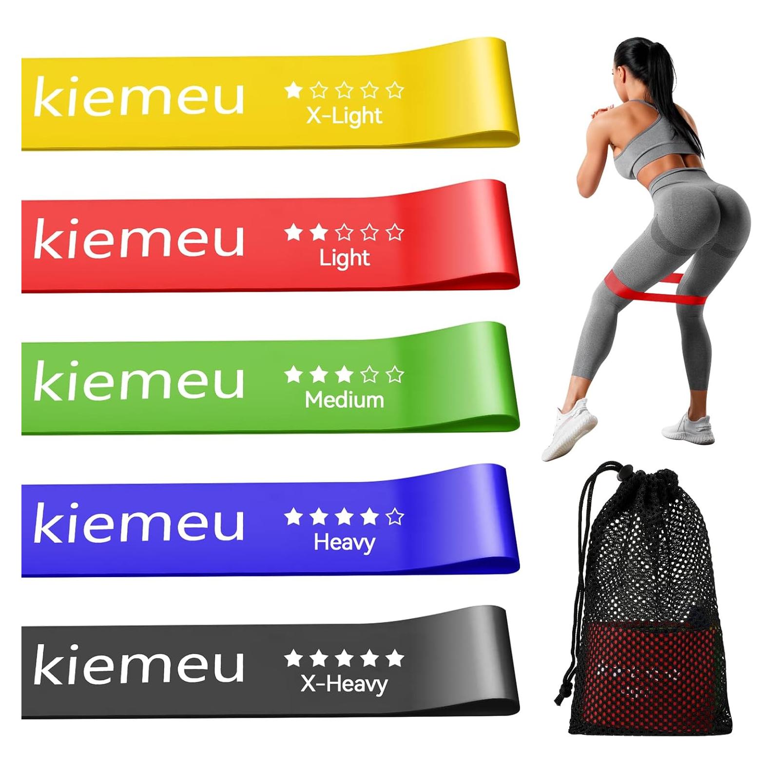 Mini Bandas de Resistencia Kiemeu 30x6 cm - 5 Niveles