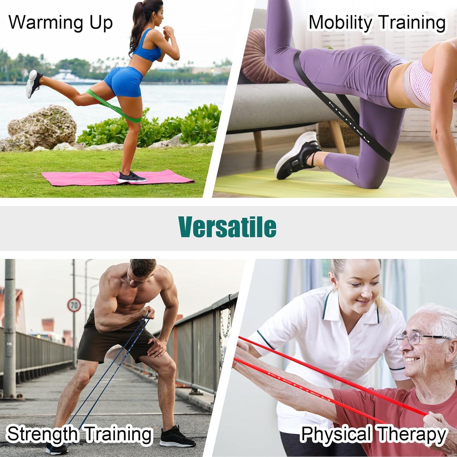 Mini Bandas de Resistencia Kiemeu 30x6 cm - 5 Niveles