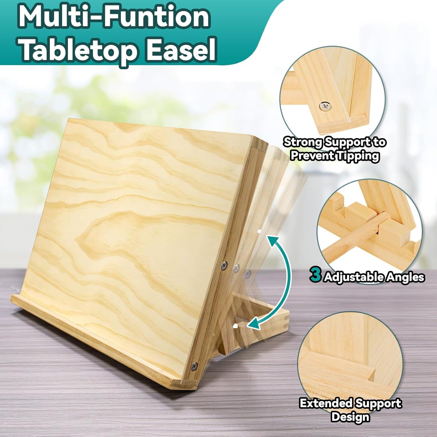 Juego de Pintura Acrílica DRAWLEX 43 Piezas con Lienzos