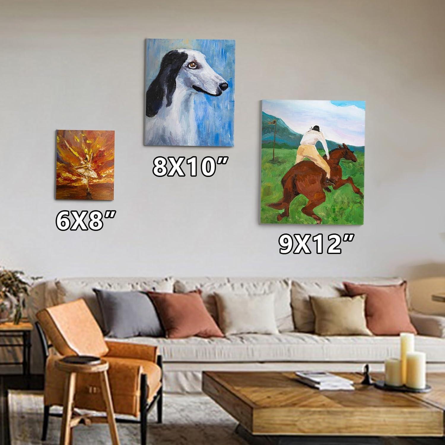 Juego de Pintura Acrílica DRAWLEX 43 Piezas con Lienzos