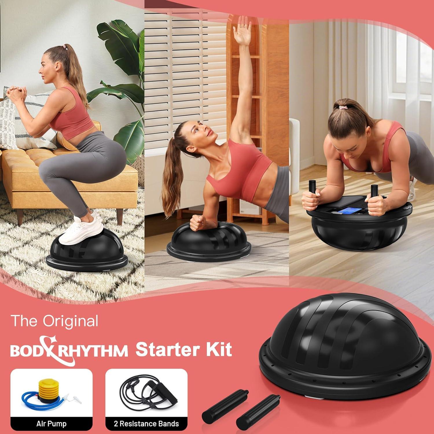 Entrenador de Balón de Equilibrio BODYRHYTHM 2 en 1 con App