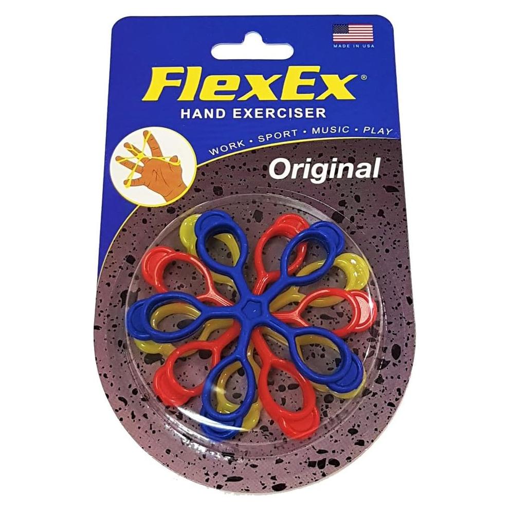 Ejercitador de Manos FlexEx - Fortalecedor de Agarre, 3 Resistencias