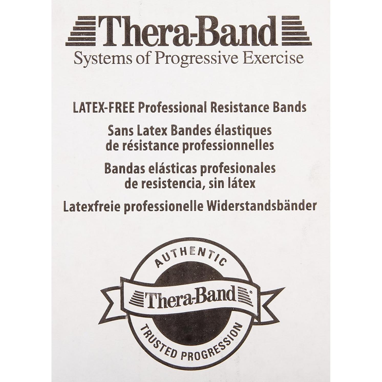 Banda de Resistencia TheraBand Sin Látex 22.9m Azul Extra Pesada