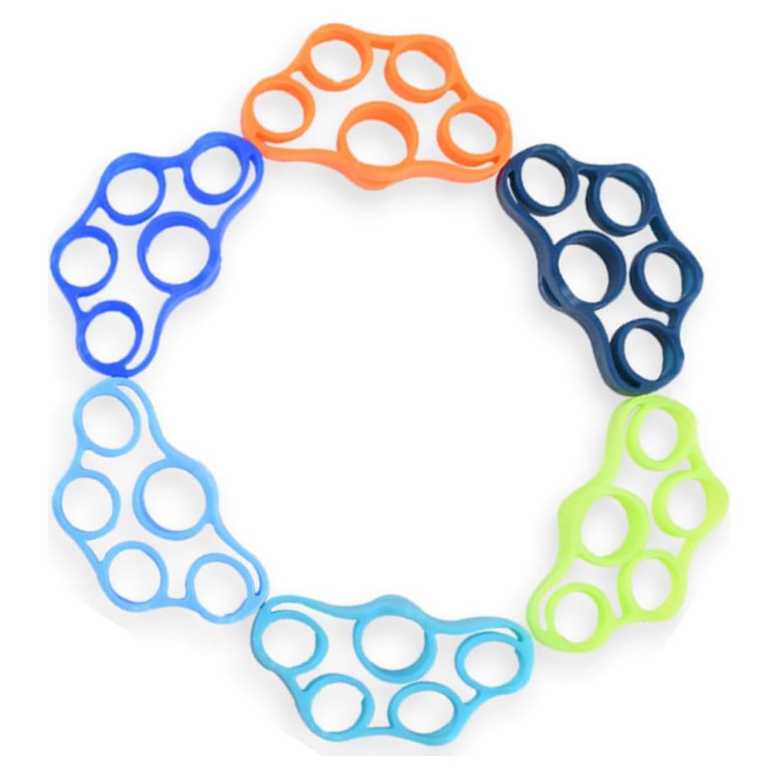 Entrenador de Fuerza de Agarre LAIYOHO - Set 6 Ejercitadores 3kg-5kg