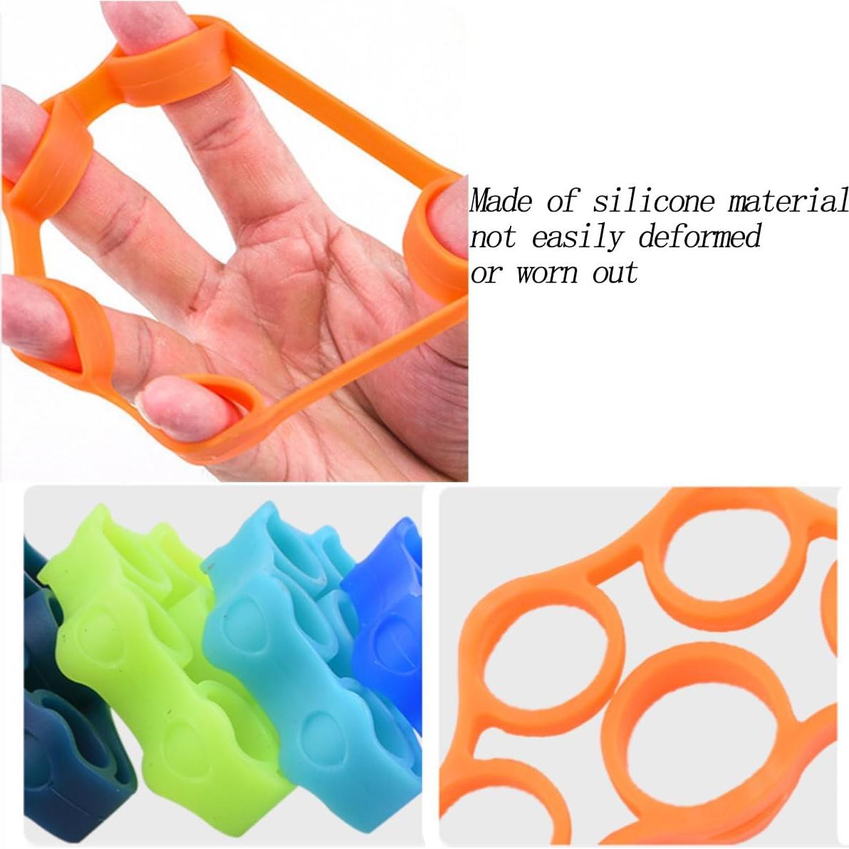 Entrenador de Fuerza de Agarre LAIYOHO - Set 6 Ejercitadores 3kg-5kg