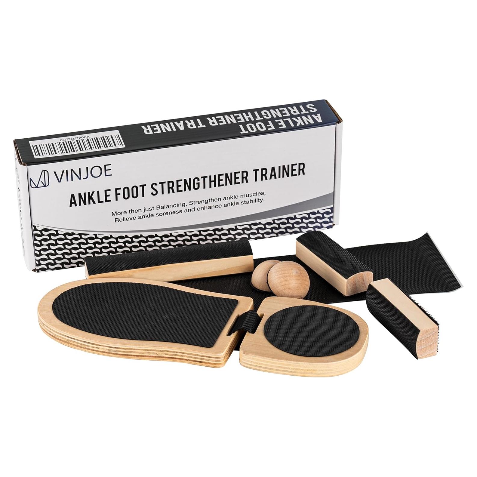 Entrenador de Fuerza para Tobillo VINJOE WQ - Tabla de Equilibrio Antideslizante