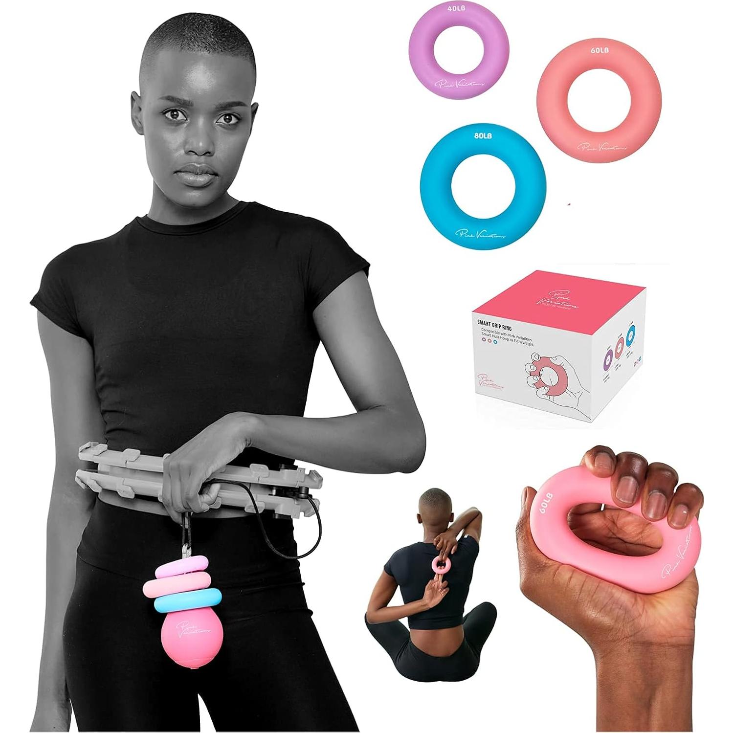 Anillo de Ejercicio Inteligente VARIACIONES ROSADAS - Fitness y Rehabilitación