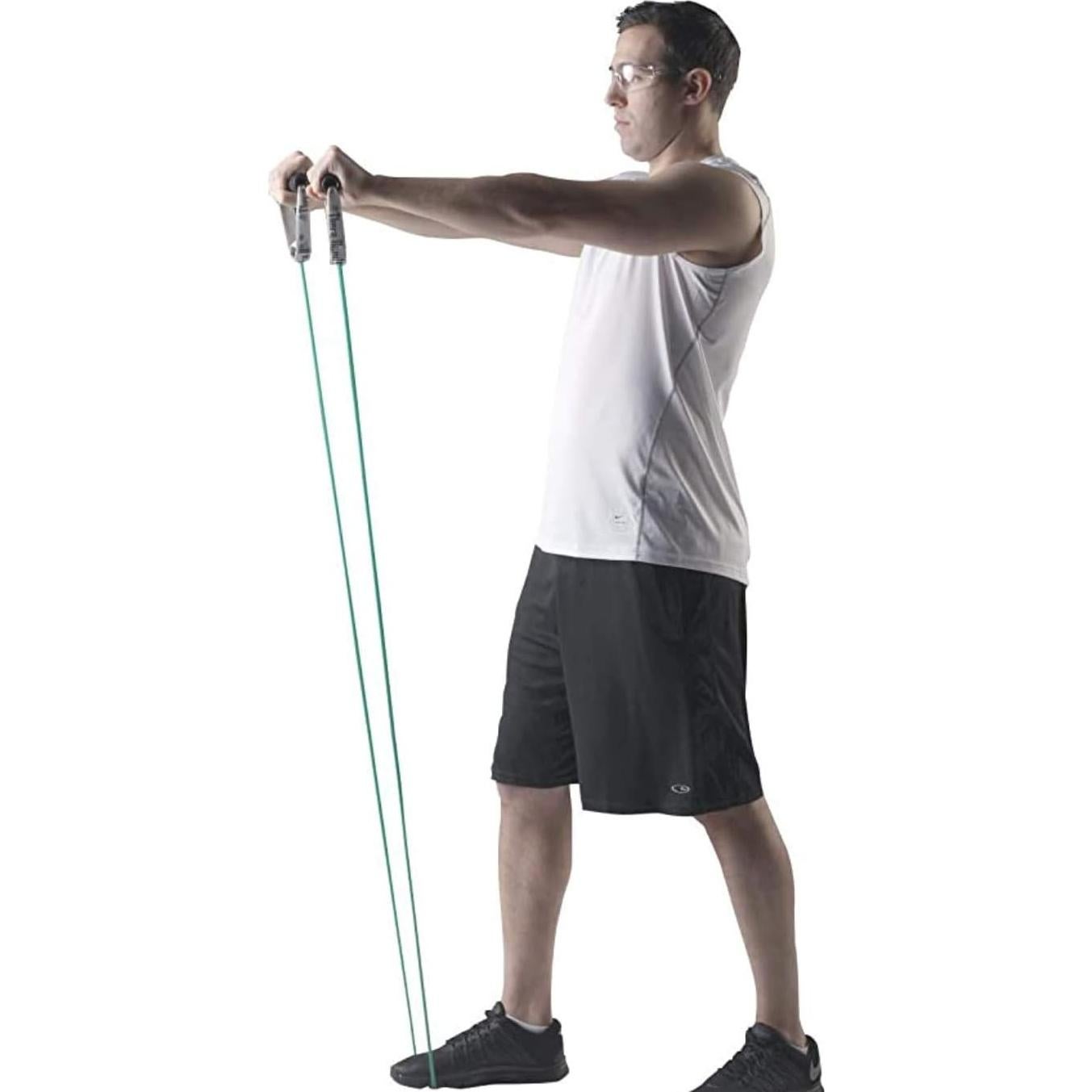 Tubo de Resistencia THERABAND Verde Pesado 7.62m - Ejercicio y Rehabilitación