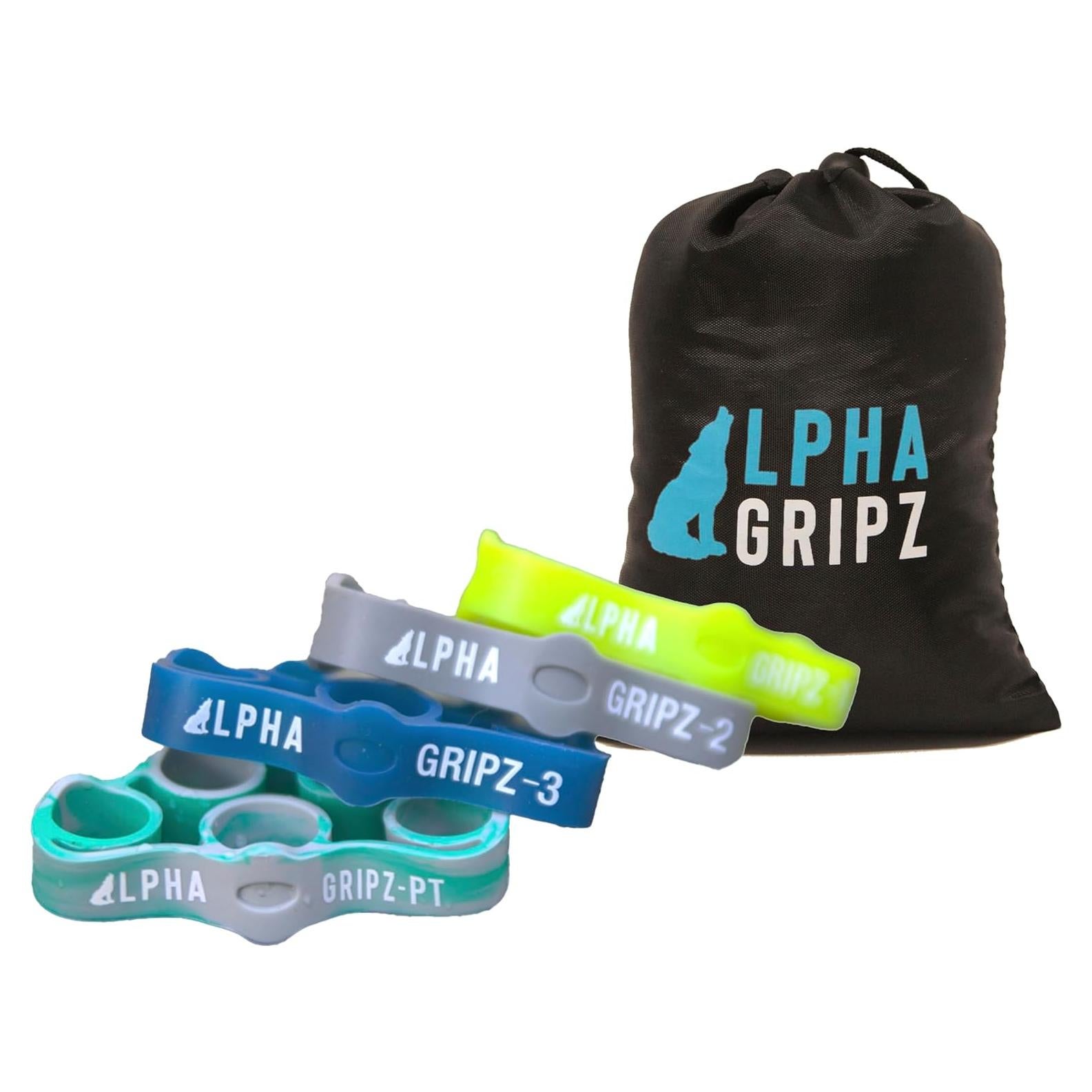 ALPHA GRIPZ™ PT Bundle - Forearm Strengthening Set with Low Resistance Recovery Tool for Grip, Wrist & Elbow Pain Relief (Tendonitis, Carpal Tunnel, Arthritis), Injury Rehabilitation, and Progressive Strength Building