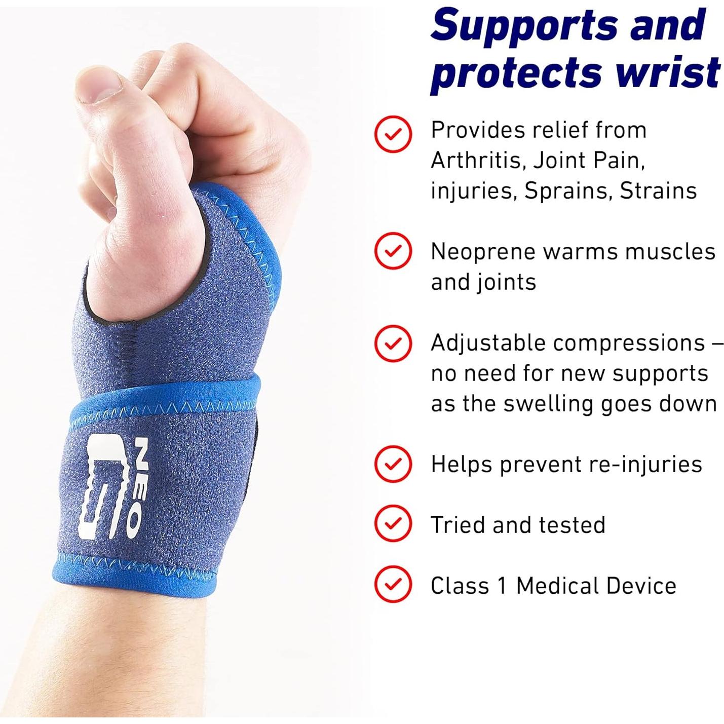 Férula de Muñeca Neo G Ajustable para Artritis y Esguince