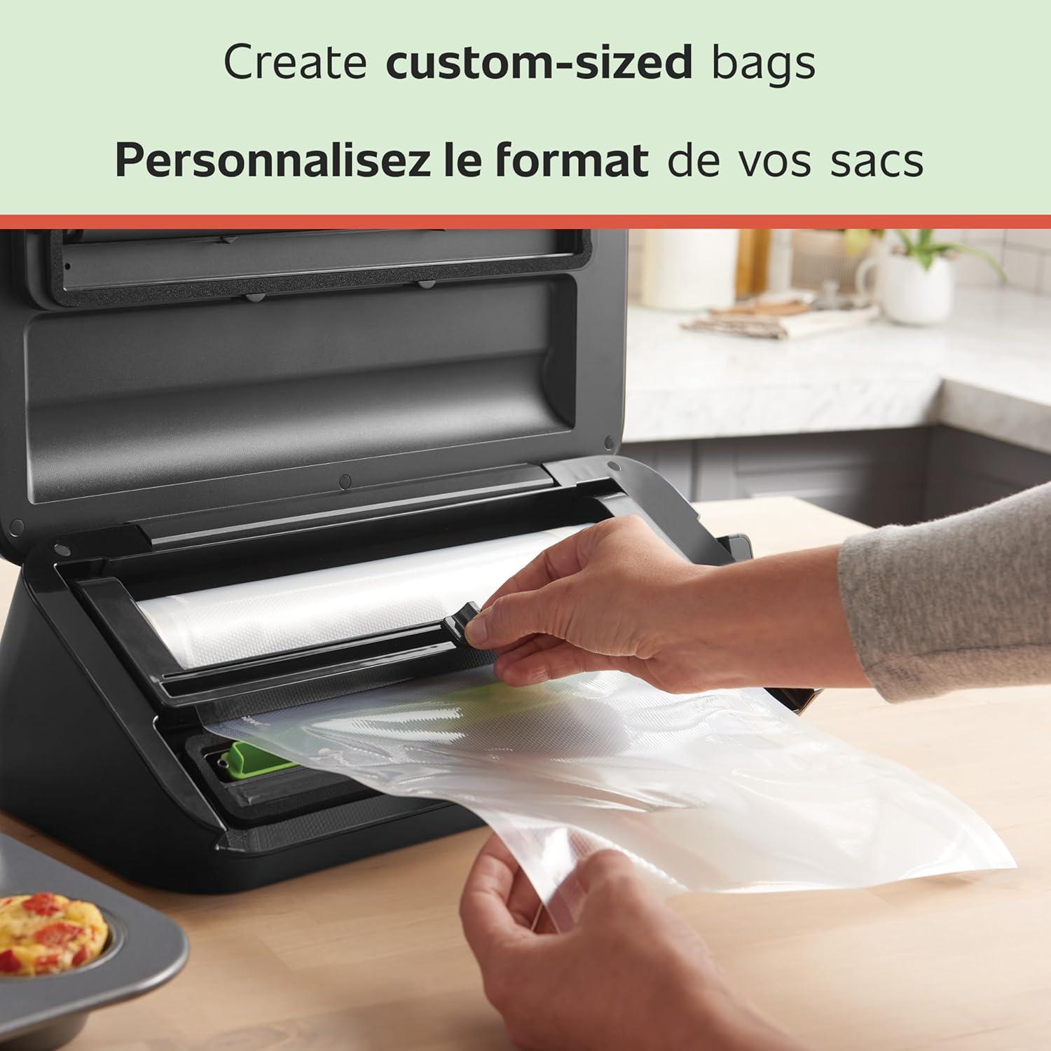 Rollos de Sellado al Vacío FoodSaver 28 cm x 4.88 m Paquete 2