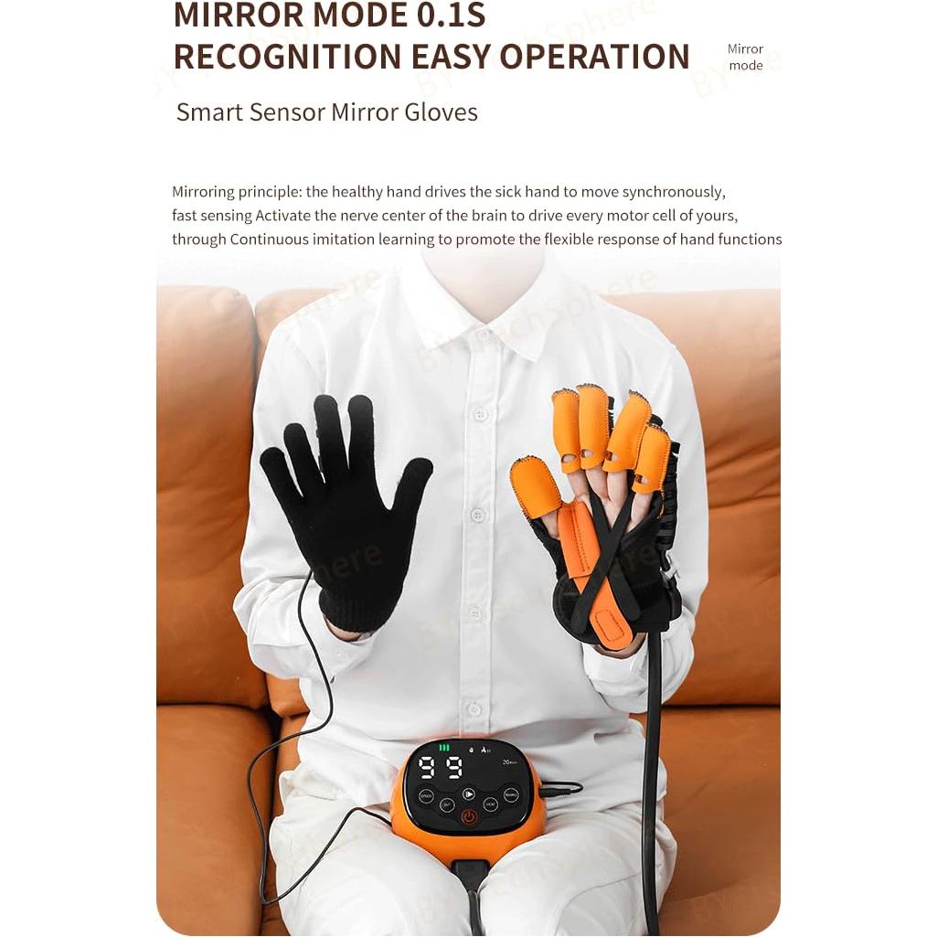 Guantes Robóticos de Rehabilitación Térmica BY-TechSphere - Mano Derecha