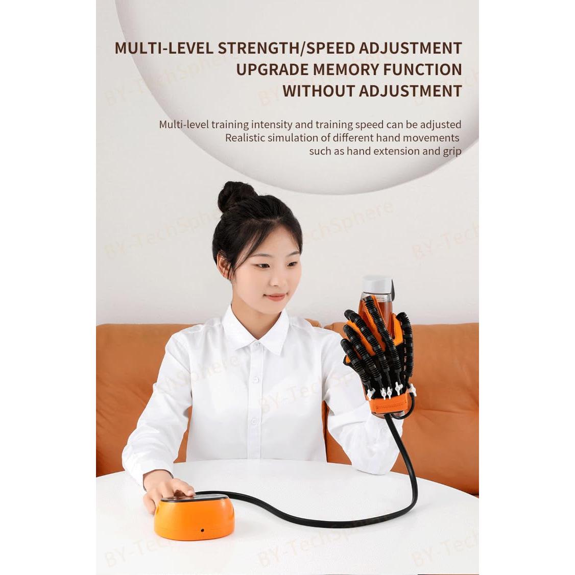 Guantes Robóticos de Rehabilitación Térmica BY-TechSphere - Mano Derecha