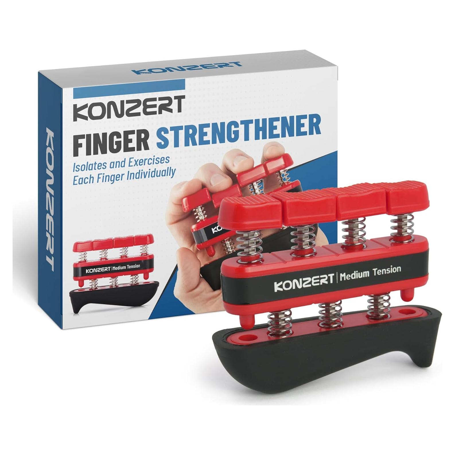 Fortalecedor de Dedos KONZERT FS001 - Ejercitador de Fuerza de Agarre