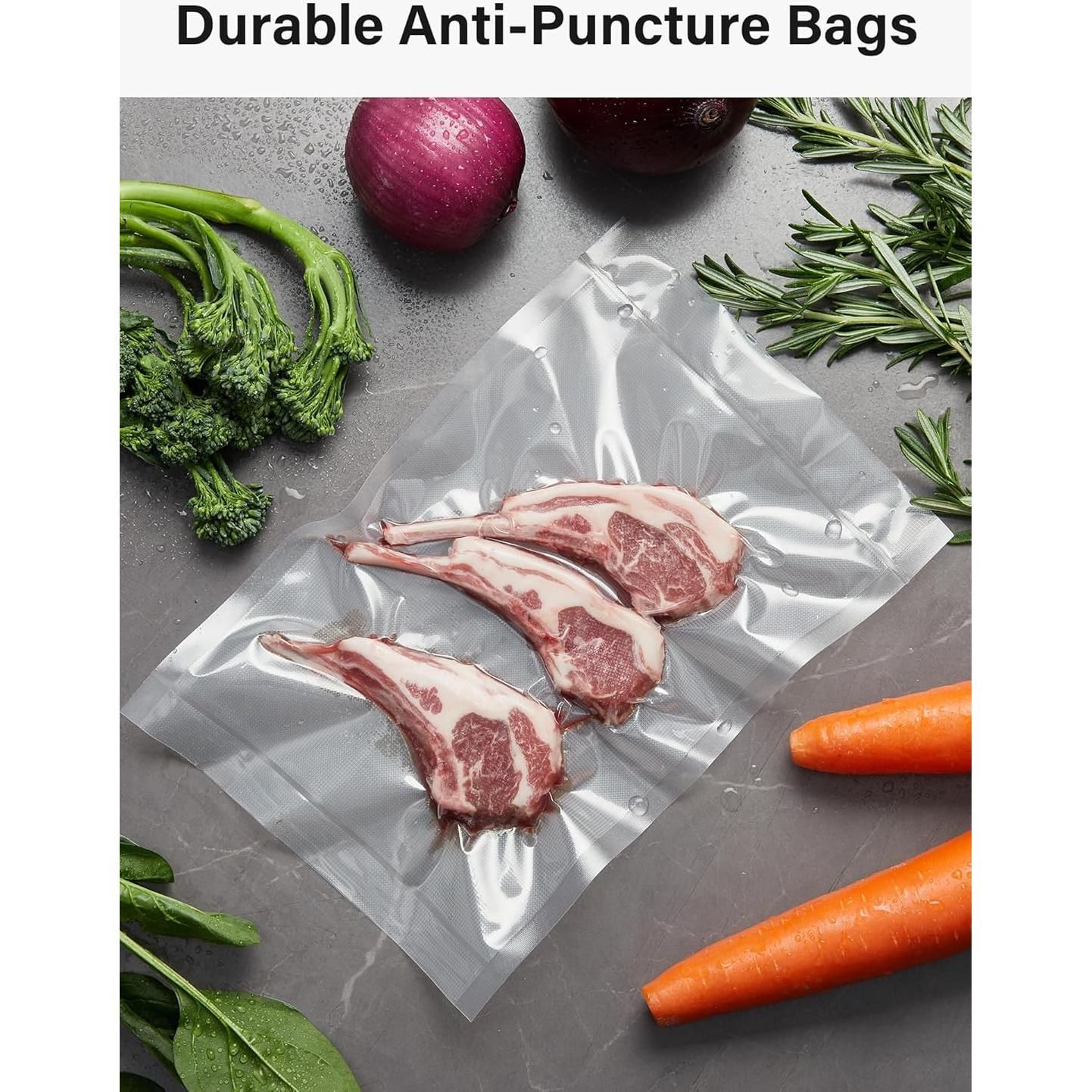 Kootek Rollos de Bolsas Sellado al Vacío 2.5kg 150m con Cortador