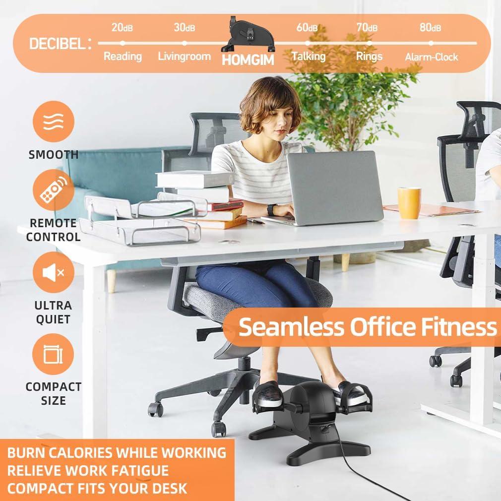 Elíptica Bajo Escritorio HOMGIM, 12 Niveles, 204 kg