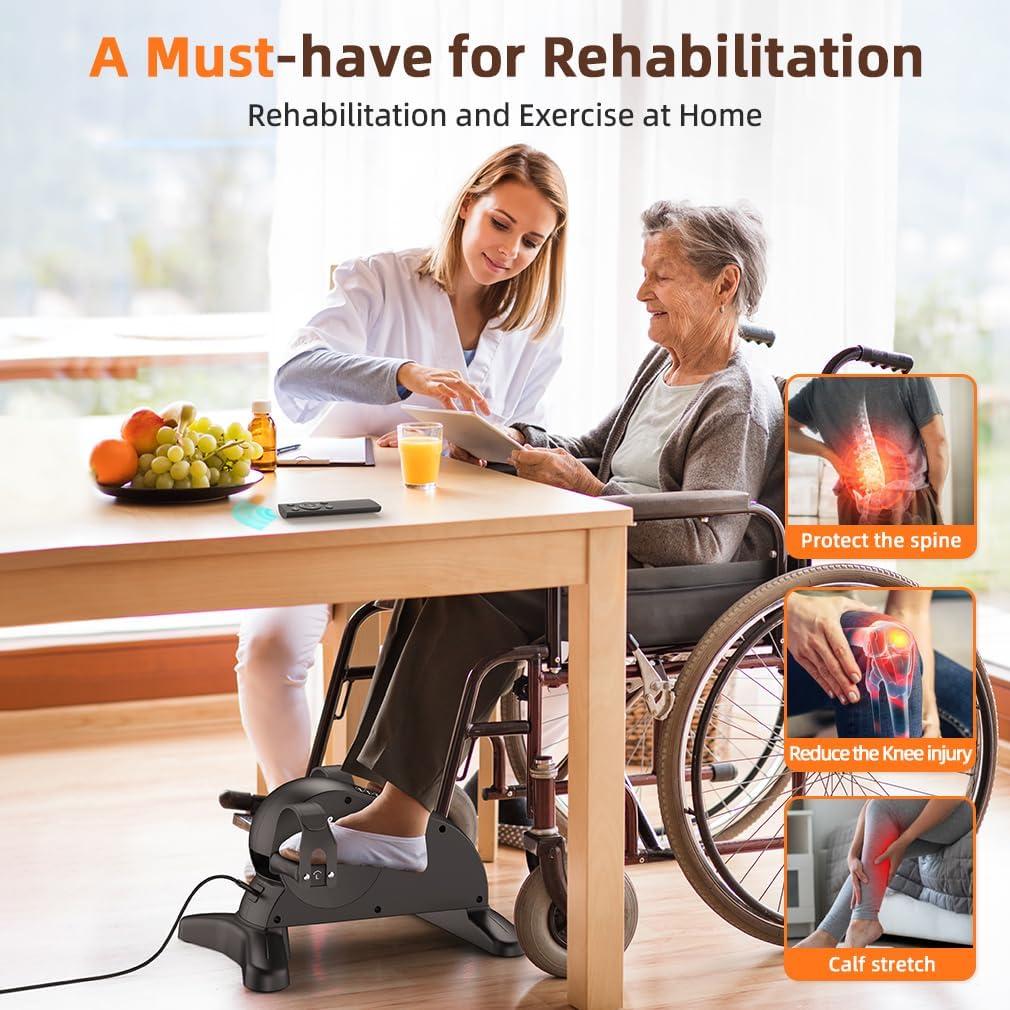 Elíptica Bajo Escritorio HOMGIM, 12 Niveles, 204 kg