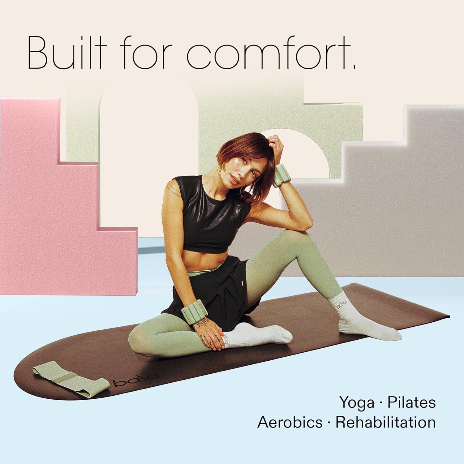 Esteras de Yoga Bala 5mm Arena Antideslizantes para Ejercicio