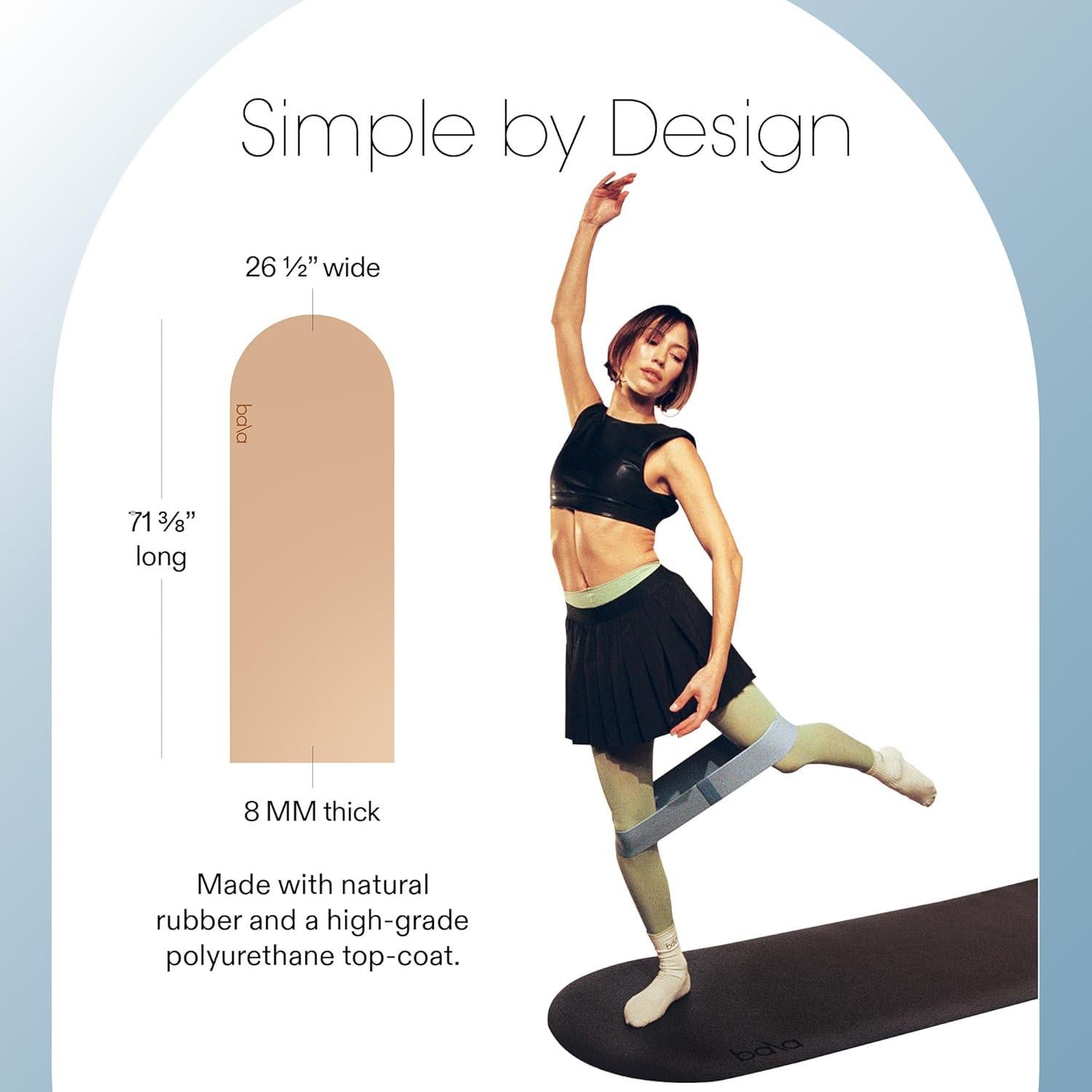 Esteras de Yoga Bala 5mm Arena Antideslizantes para Ejercicio