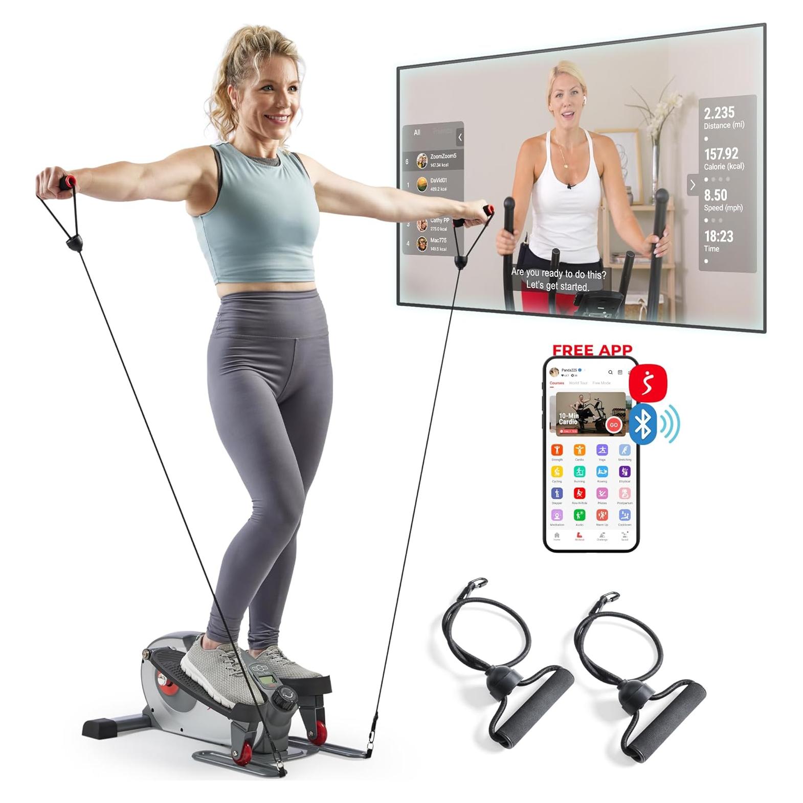 Máquina Elíptica Mini 2-en-1 Sunny Health SF-E323054