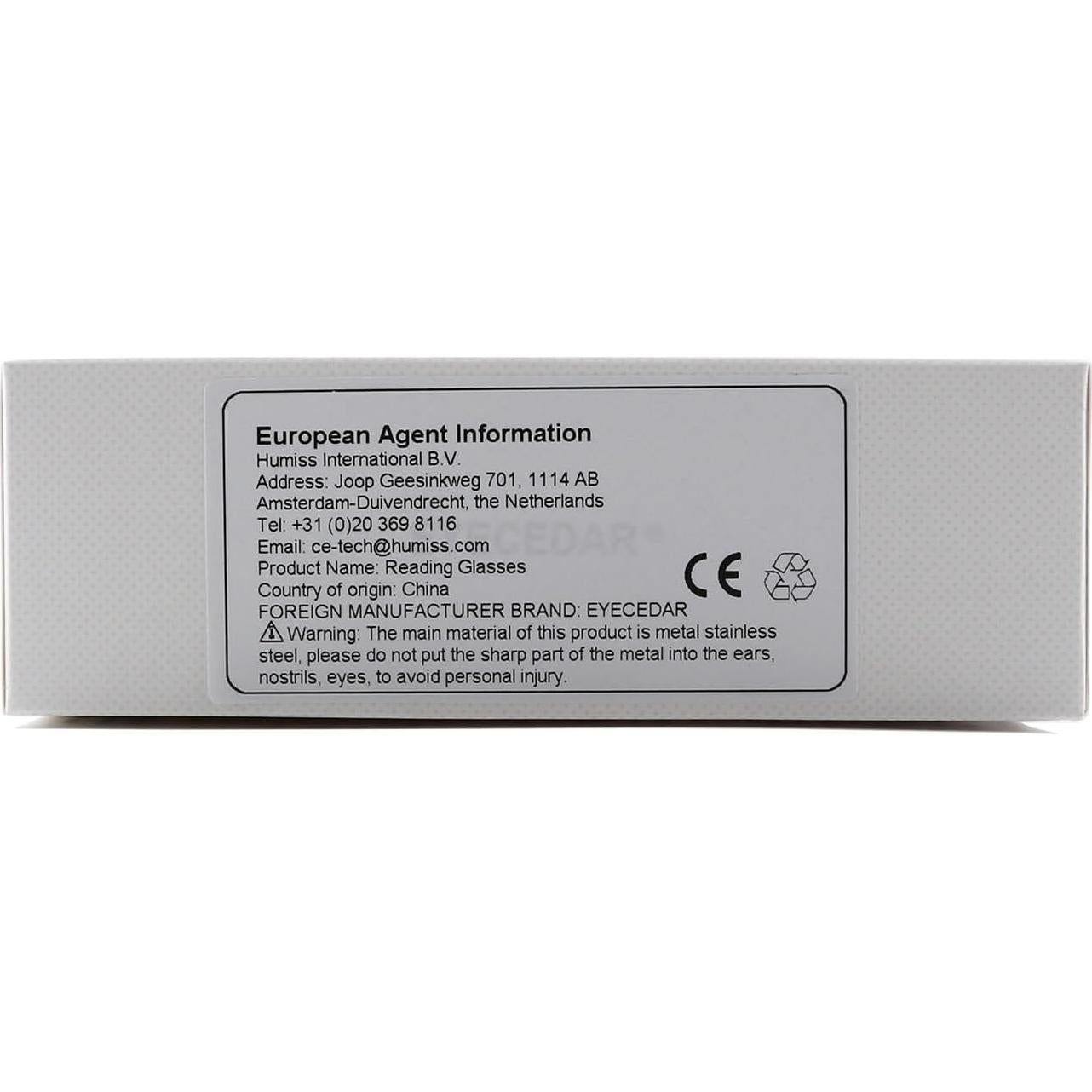 Gafas de lectura EYECEDAR 5-Pack hombres 1.5x con luz azul