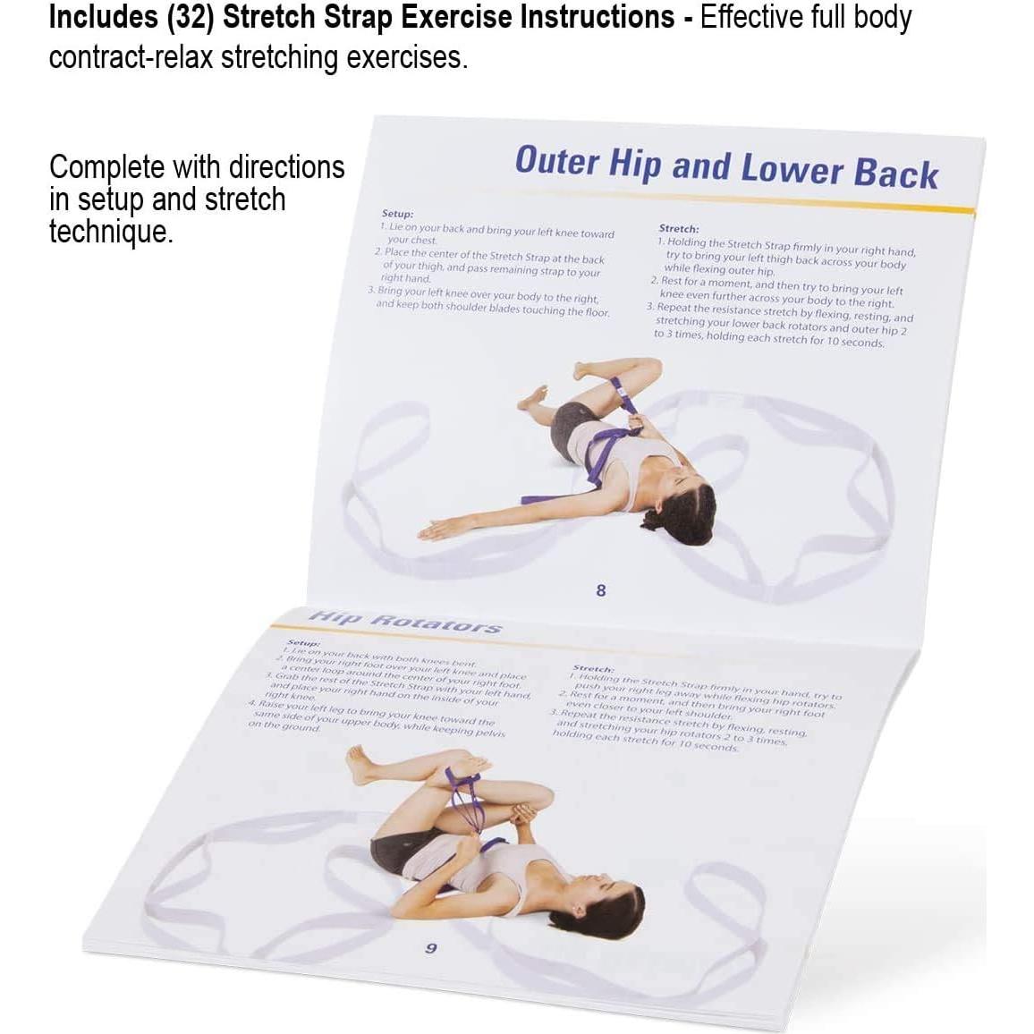 Correa de Estiramiento Balego con Asas para Yoga y Pilates